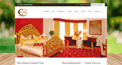 Desktop Screenshot of hotel-central-vital.de